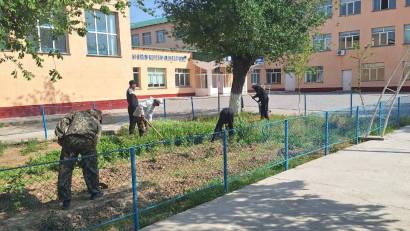 🌳🌳ТАЗА ҚАЗАҚСТАН🌳🌳 Көкмардан жалпы білім беретін мектепте 30 сәуір күні “Таза Қазақстан” акциясы аясында тазалық жұмыстары жүргізілді.  #ТазаҚазақстан